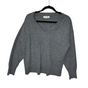 Lucky Brand Charcoal V-Neck Sweater large‎